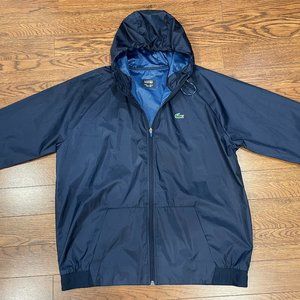 Lacoste Mens 3XL Navy Windbreaker